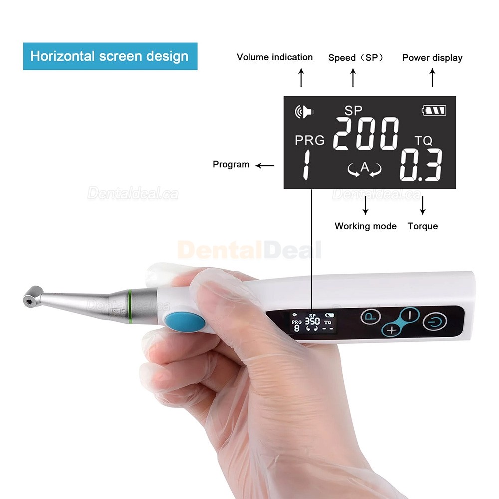 LY-M680 Dental 16:1 Wireless Endodontic Motor Handpiece + 6Pcs Endo Files